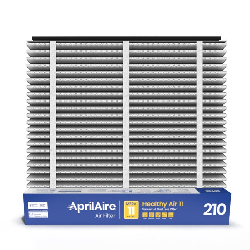 AprilAire 210 Replacement Filter for AprilAire Whole House Air Purifiers - MERV 11, Clean Air & Dust, 20x25x4 Air Filter (Pack of 2) - Image 1
